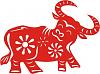 Paper cutting pattern for the Year of Ox-ox01.jpg