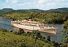 MV Oranje of the Netherlands Steamship Company in scratchbuild-oramje-panama-canal.jpg