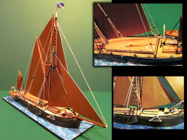 Micromodel Thames Barge