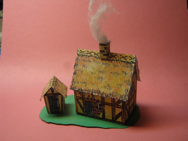 THATCHED ROOF COTTAGE &amp; OUT HOUSE.
