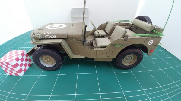 Modelik Willys jeep