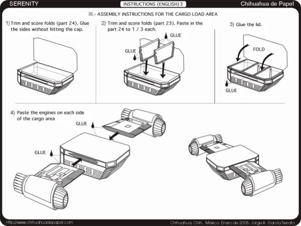 English Translation for Serenity Instructions 03