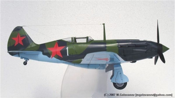 MiG-3 (1:32 paper model by ModelArt)