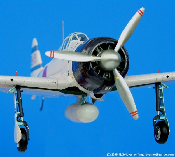 A6M2 Zero (1:32 paper model by A.Halinski)