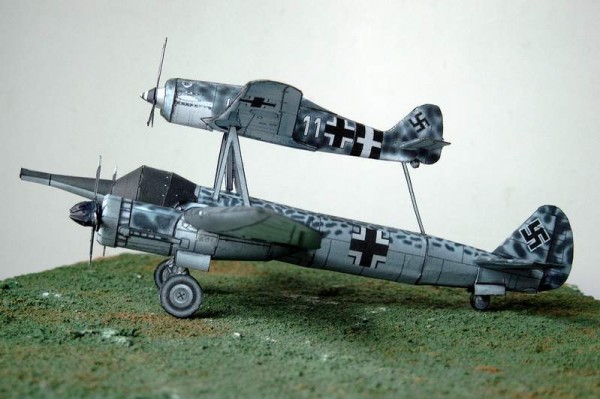 Junkers Ju88/Focke Wulf Fw190A Mistel combination